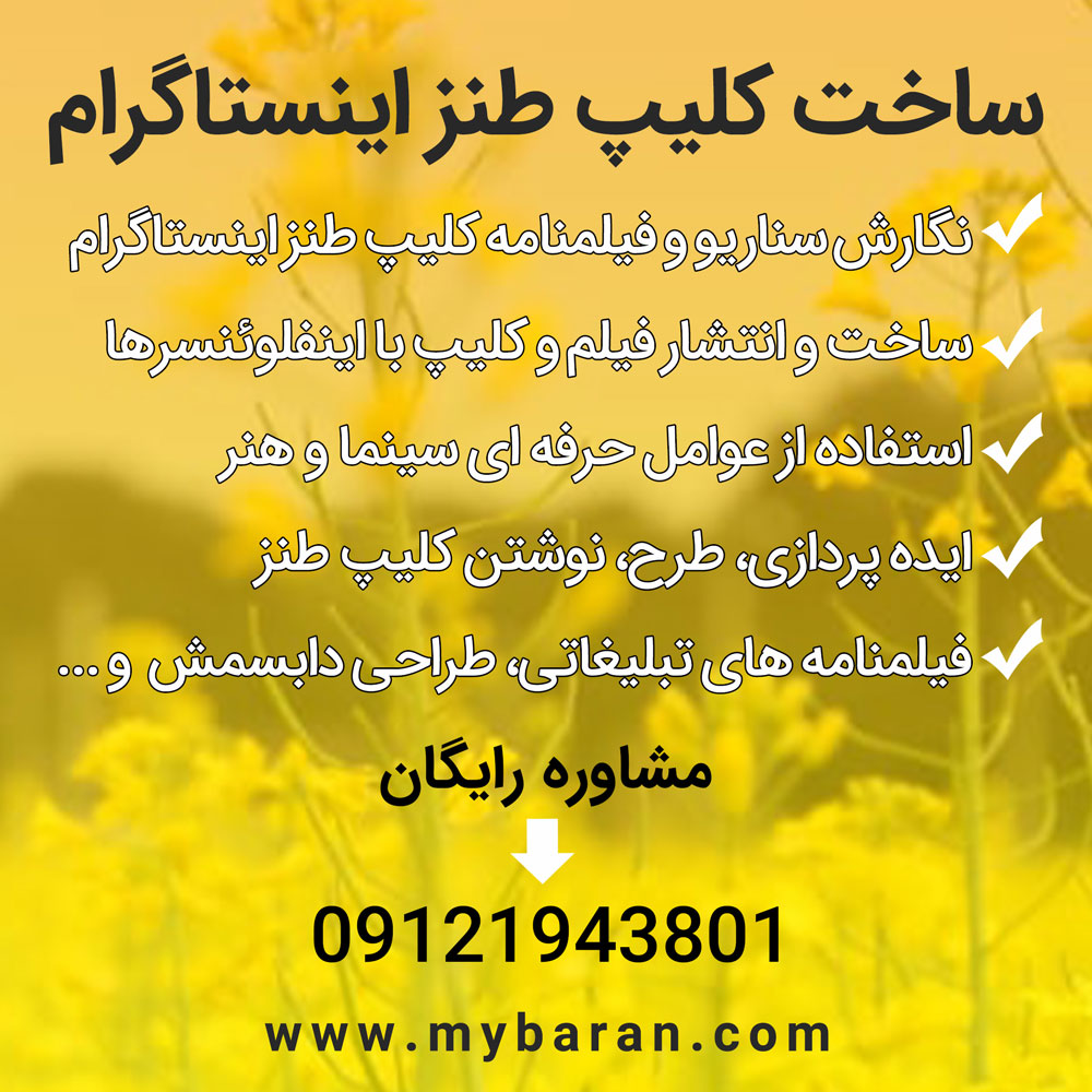 ساخت کلیپ طنز اینستاگرام