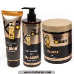 پک مراقبت از موی بدون سولفات دکتر لانا ، شامپو ، ماسک و کرم مو