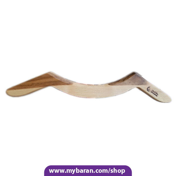 ابزار چوبی خفاش برای ماساژ عضلات بزرگ و لاغری، پهلوها، شکم، کتف، ران، سرینی