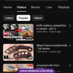 فروش کانال یوتیوب Iran Knife