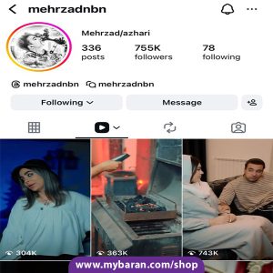 فروش پیج اینستاگرام طنز با 755Kفالوور