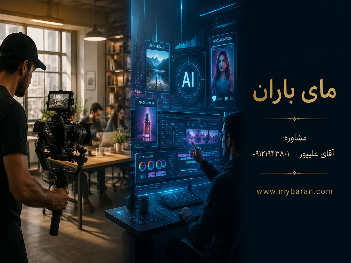 تیم تولید محتوا و ویدیو با هوش مصنوعی در تهران