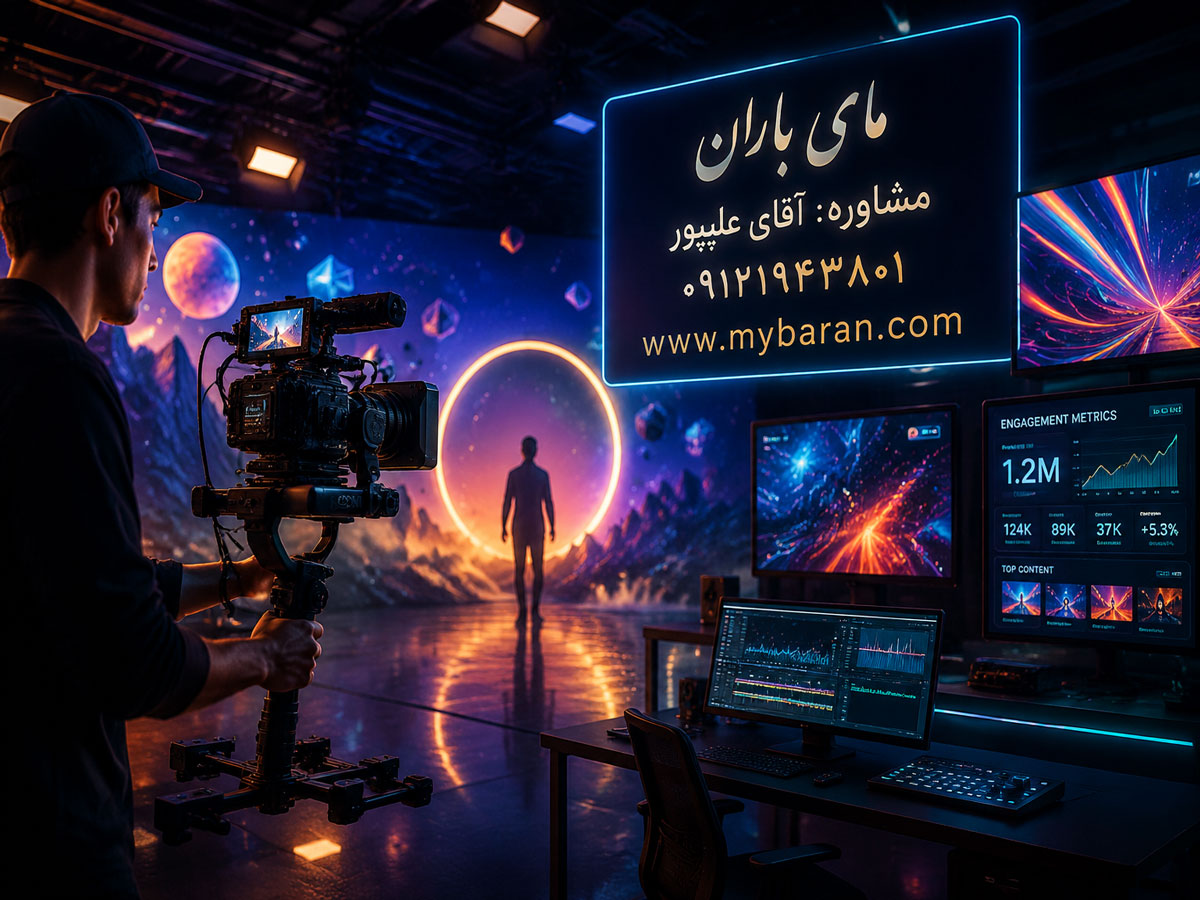 تیم تولید محتوا و ویدیو با هوش مصنوعی در تهران