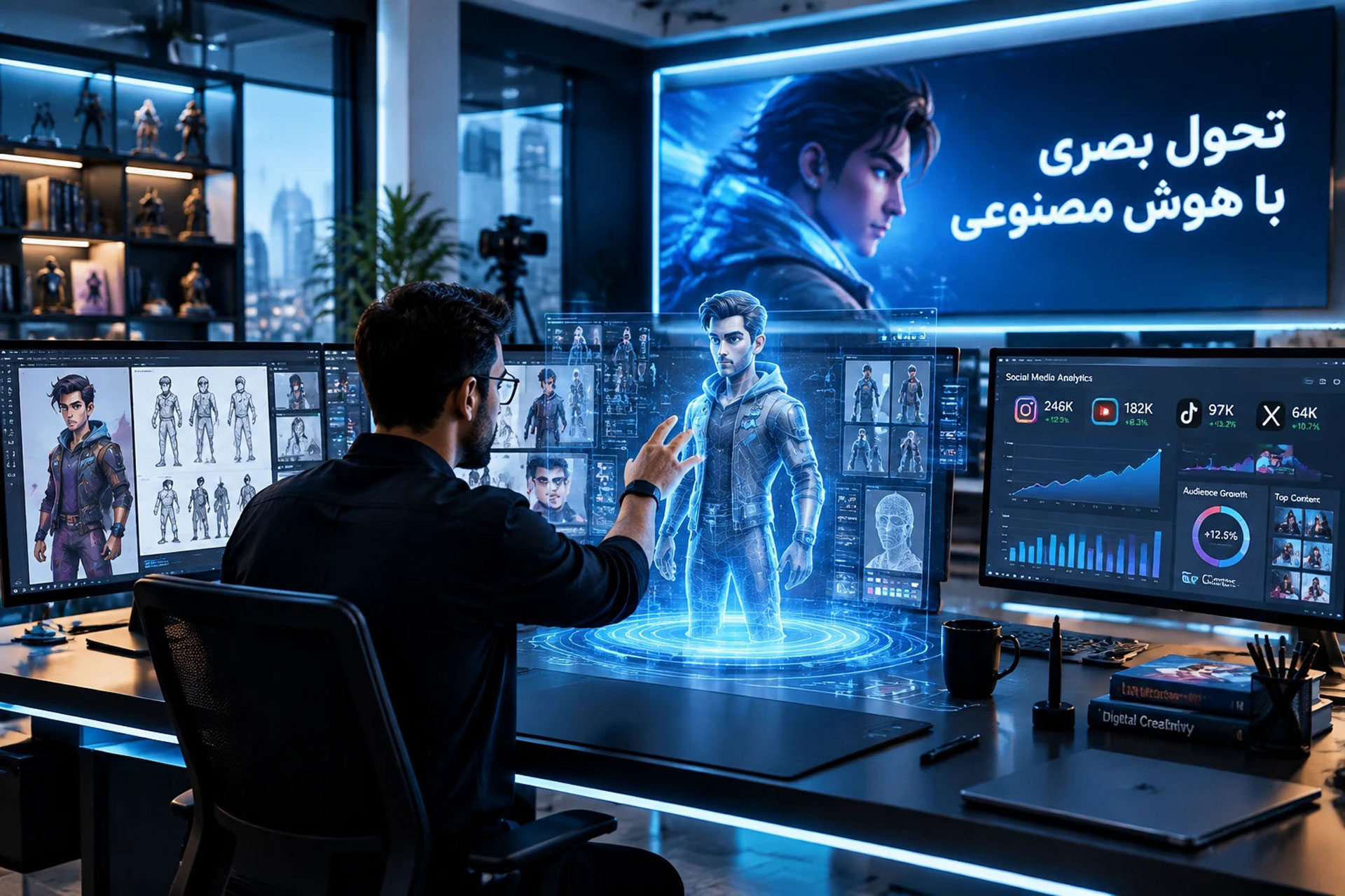 راهنمای جامع طراحی کاراکتر با هوش مصنوعی
